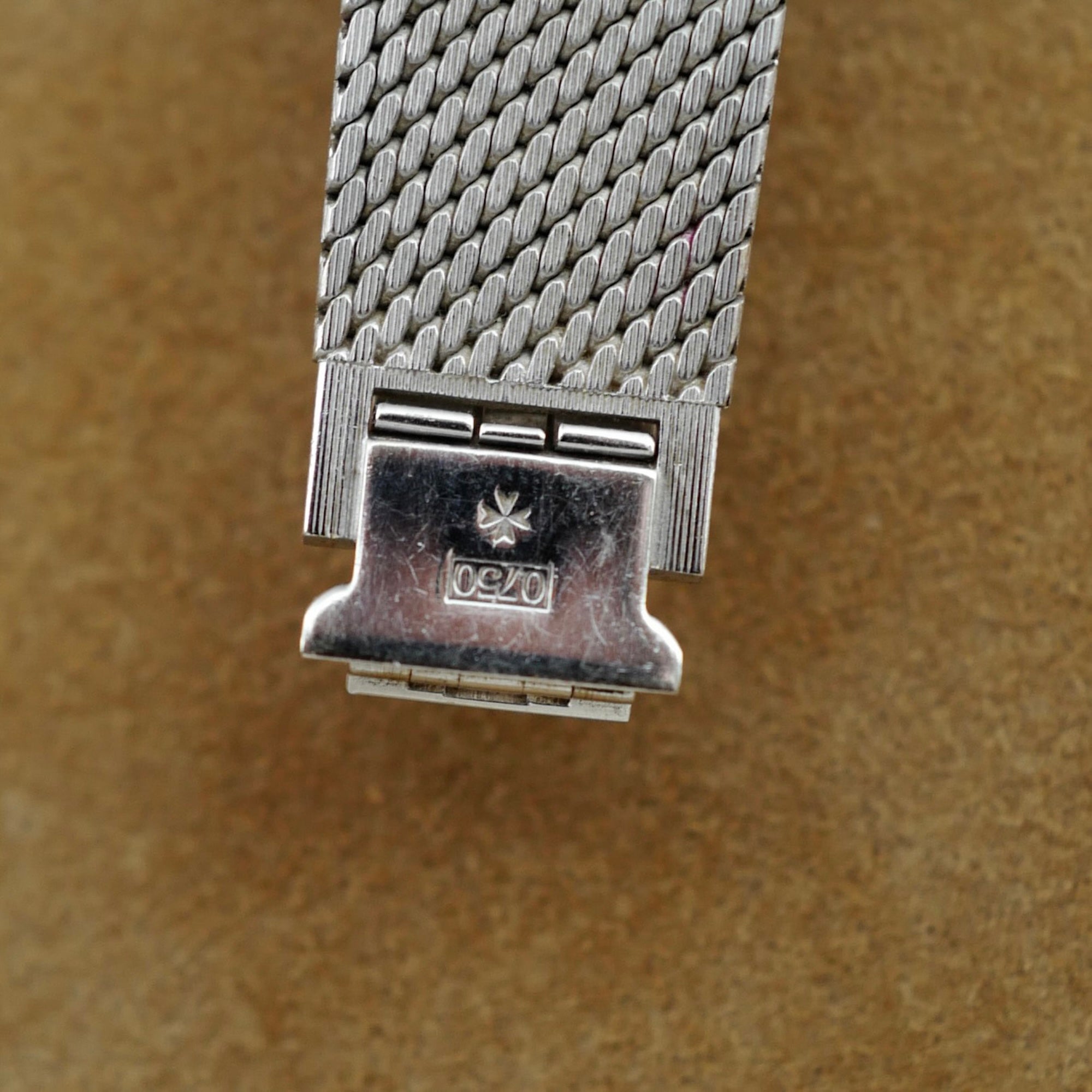 Vacheron Constantin White Gold Bracelet Watch with Diamonds and Opal Dial