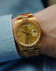Rolex - Rolex Yellow Gold Day-Date Ref. 18038 in Outstanding Condition with Original Warranty - The Keystone Watches