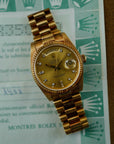 Rolex - Rolex Yellow Gold Day-Date Ref. 18038 in Outstanding Condition with Original Warranty - The Keystone Watches