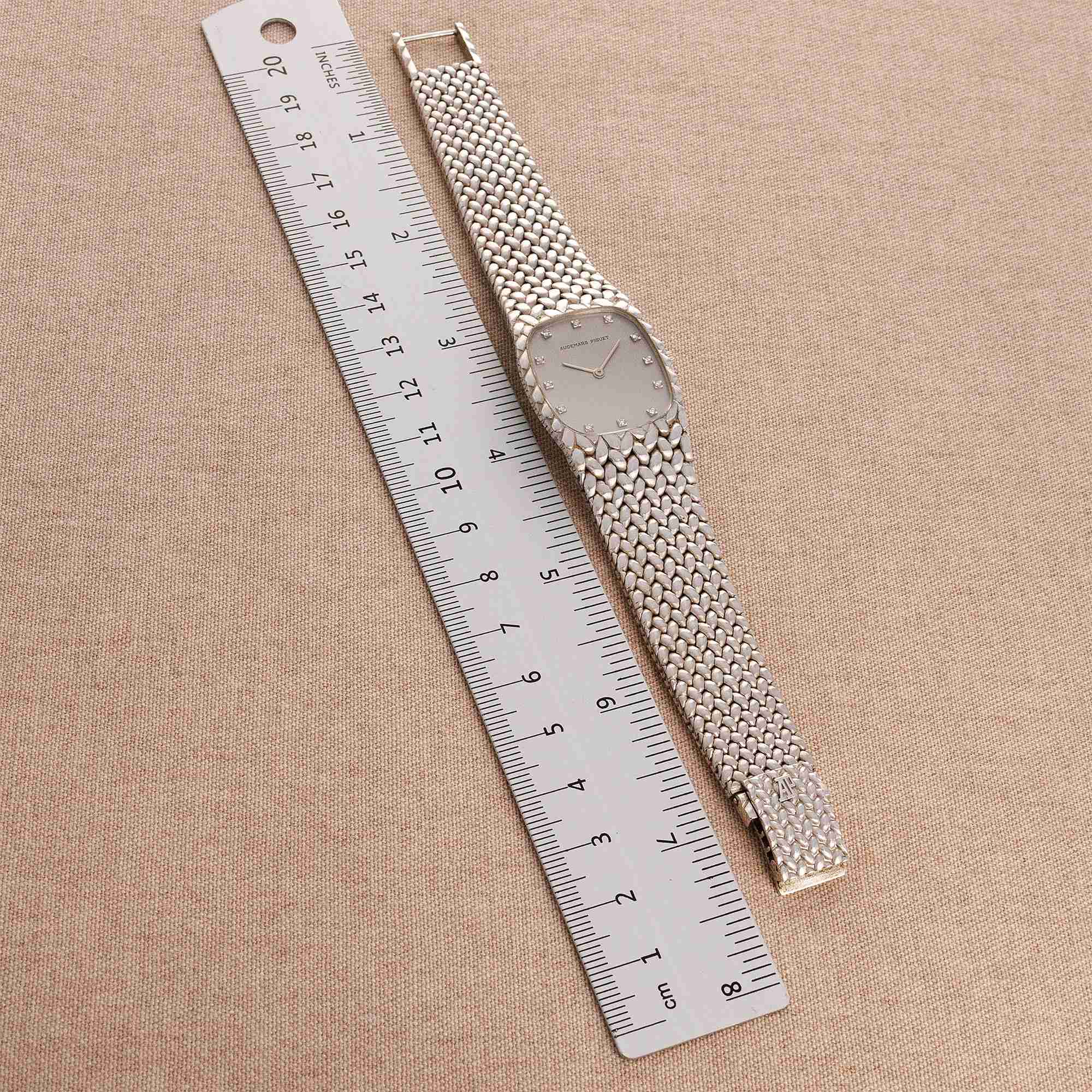 Audemars Piguet - Audemars Piguet White Gold Cobra Band Watch Ref. 56525 - The Keystone Watches