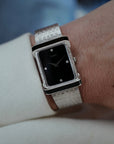 Piaget White Gold Onyx & Diamond Watch