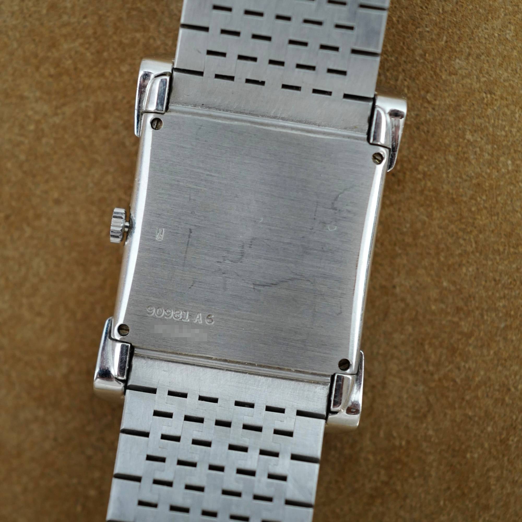 Piaget White Gold Onyx & Diamond Watch
