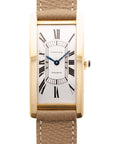 Cartier Yellow Gold Large Tank Cintree, Circa 1960s