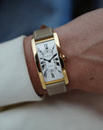 Cartier Yellow Gold Large Tank Cintree, Circa 1960s