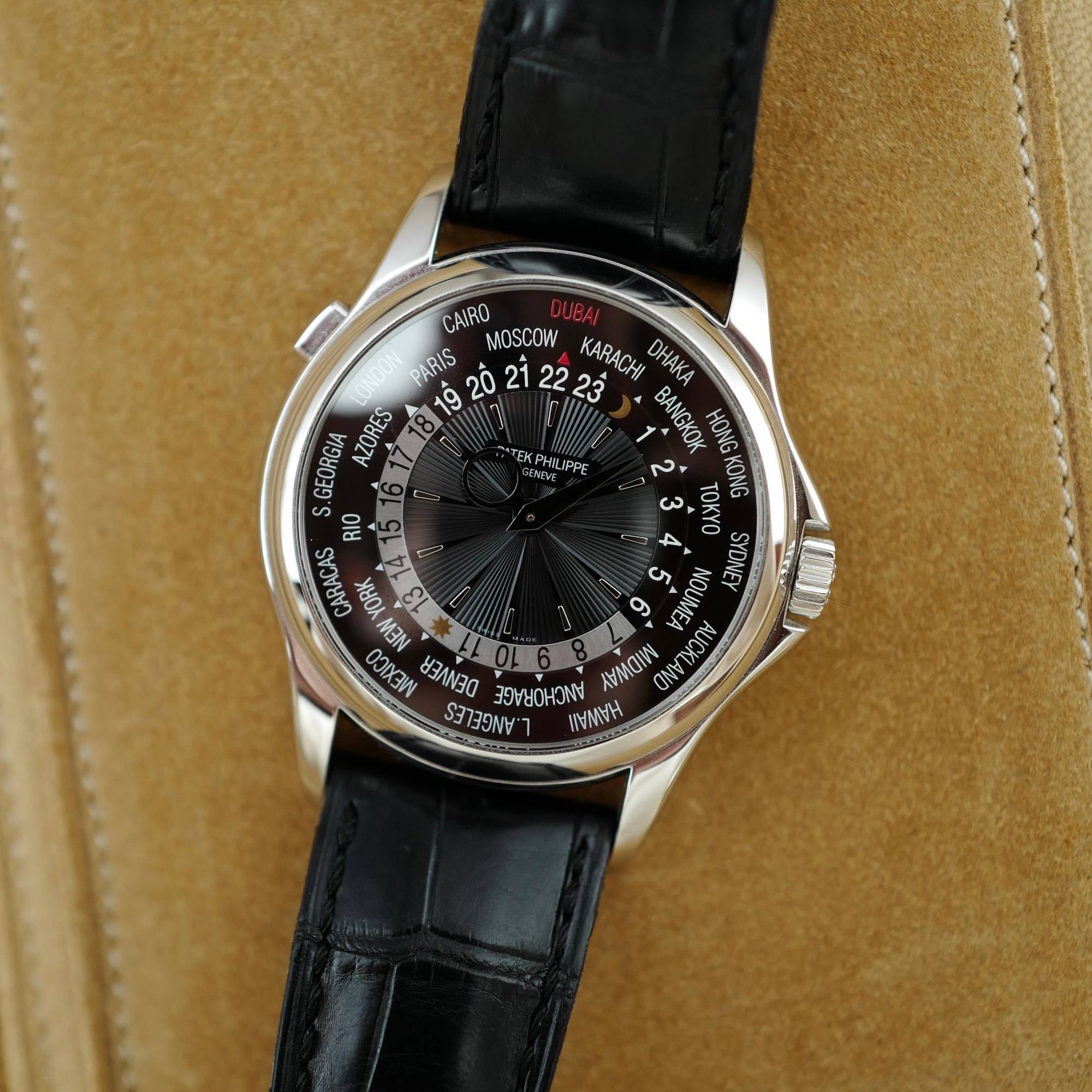 Patek Philippe - Patek Philippe Platinum World Time Ref. 5130, Dubai Edition - The Keystone Watches