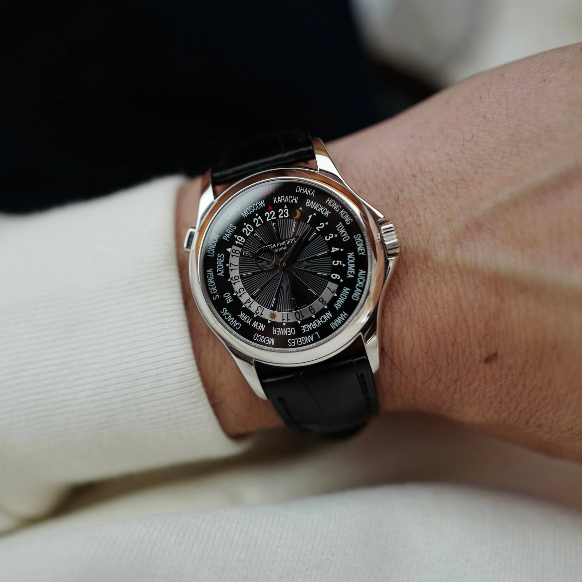 Patek Philippe - Patek Philippe Platinum World Time Ref. 5130, Dubai Edition - The Keystone Watches