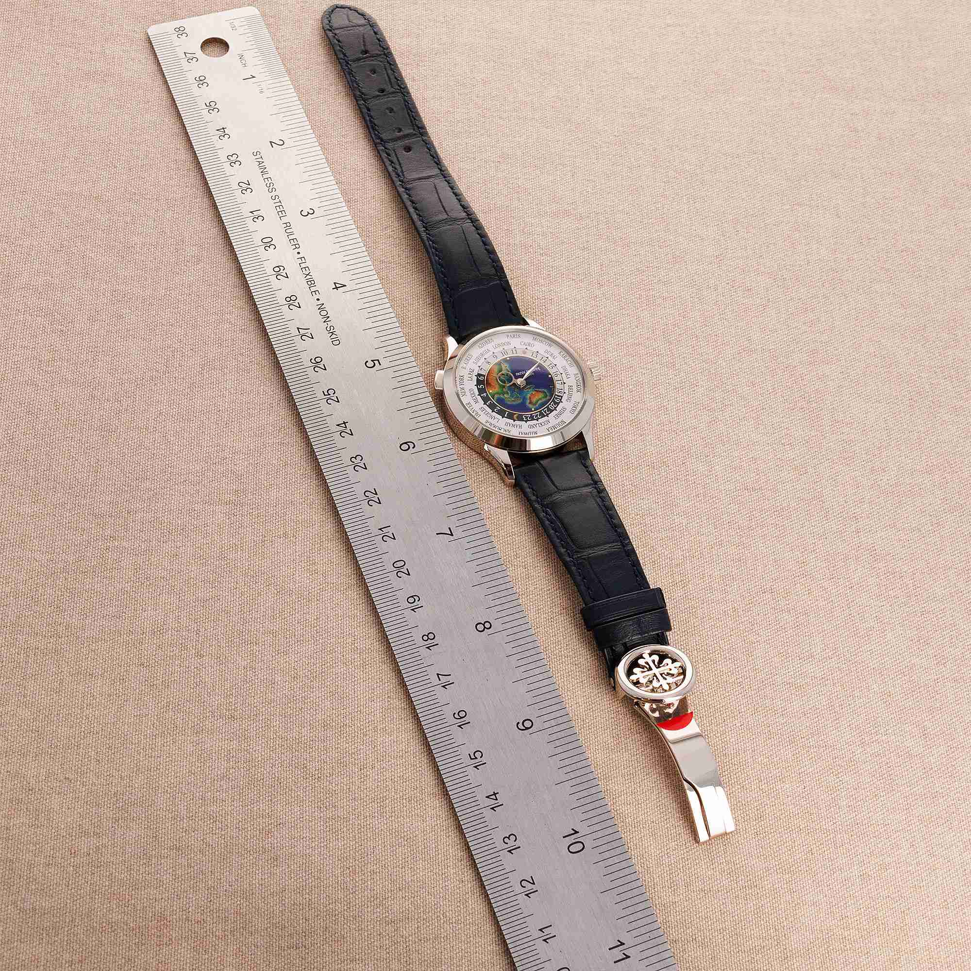 Patek Philippe - Patek Philippe White Gold World Time Enamel Watch Ref. 5231 - The Keystone Watches