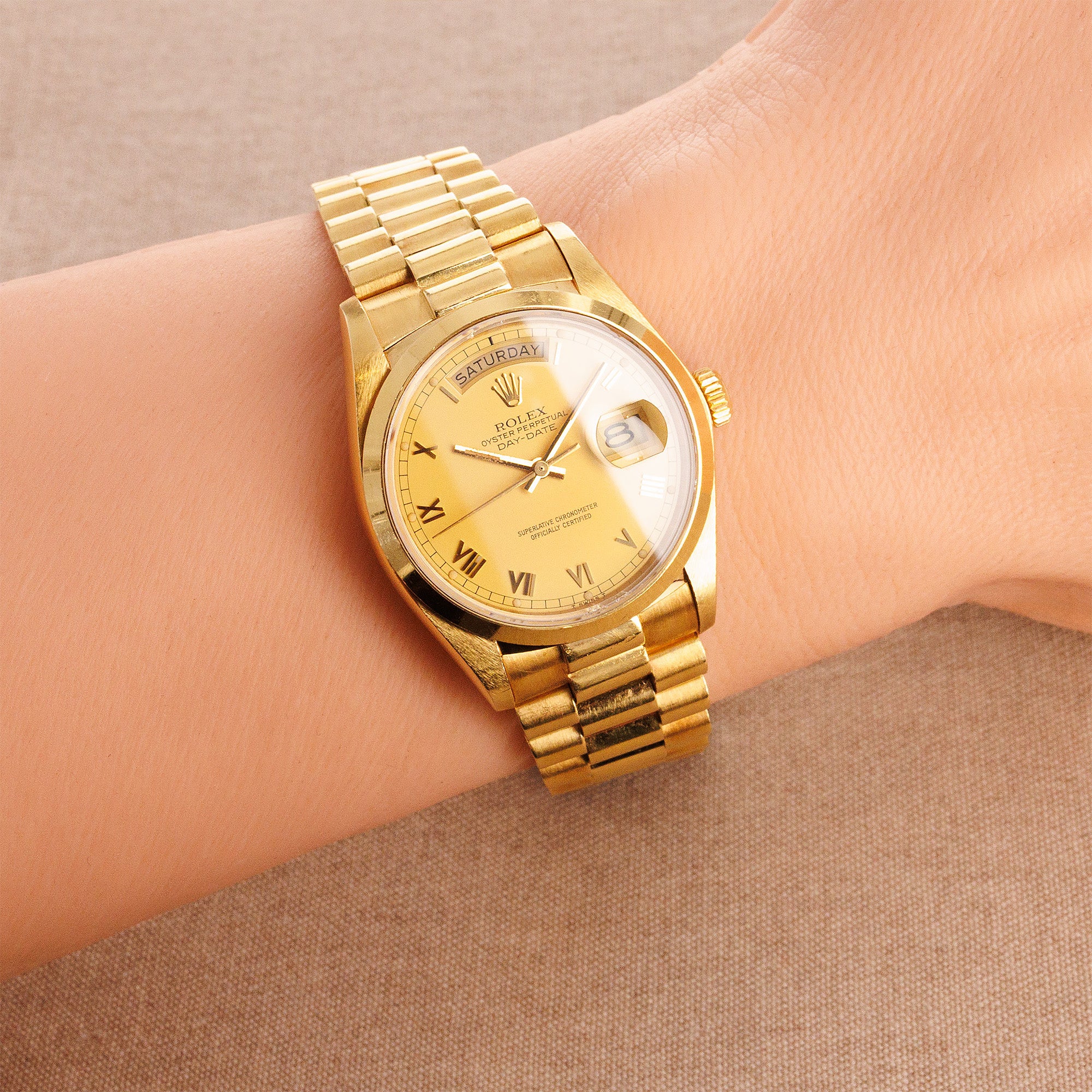 Rolex - Rolex Yellow Gold Day Date Ref. 18208 - The Keystone Watches
