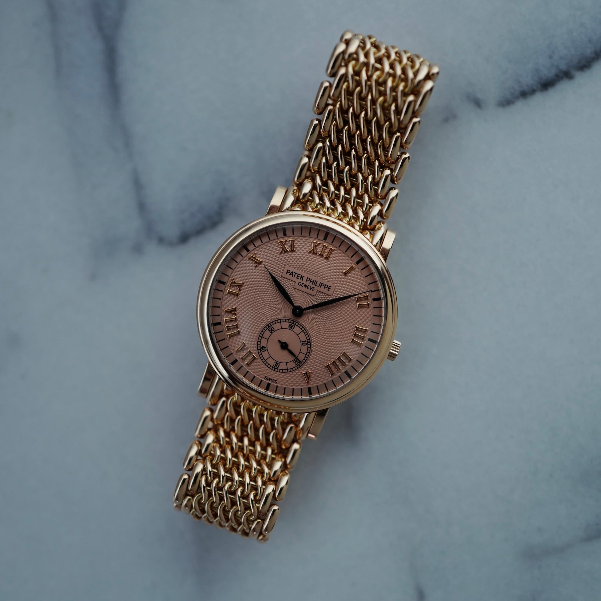 Patek Philippe - Patek Philippe Rose Gold Calatrava Ref. 5022 on Bracelet - The Keystone Watches