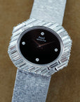 Piaget - Piaget White Gold Large Diagonal Baguette Bezel Watch with Onyx Dial 7334A6 - The Keystone Watches