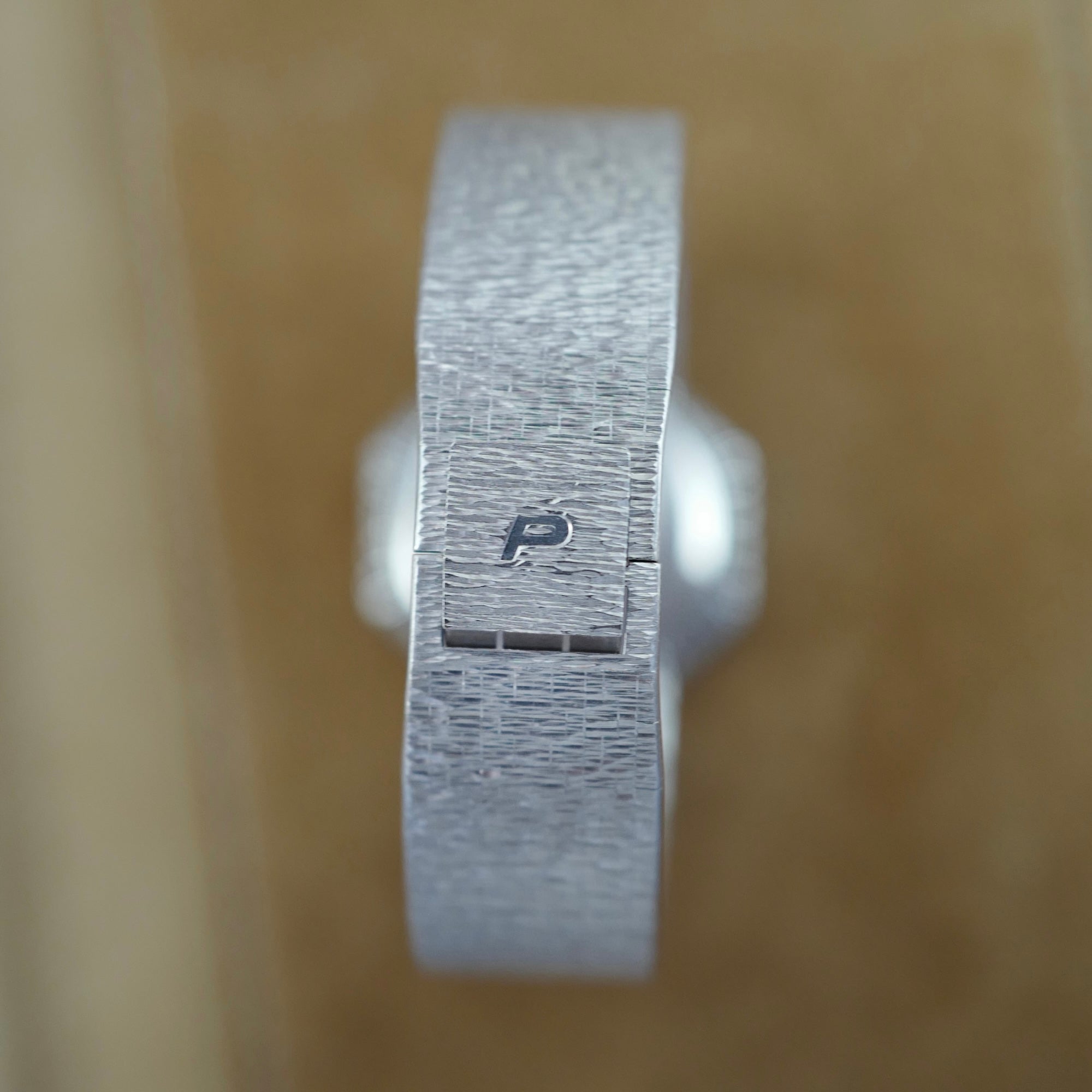 Piaget - Piaget White Gold Large Diagonal Baguette Bezel Watch with Onyx Dial 7334A6 - The Keystone Watches