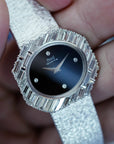 Piaget - Piaget White Gold Large Diagonal Baguette Bezel Watch with Onyx Dial 7334A6 - The Keystone Watches