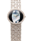 Piaget - Piaget White Gold Watch Ref. 9806 with Onyx & Mother of Pearl - The Keystone Watches