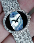 Piaget - Piaget White Gold Watch Ref. 9806 with Onyx & Mother of Pearl - The Keystone Watches