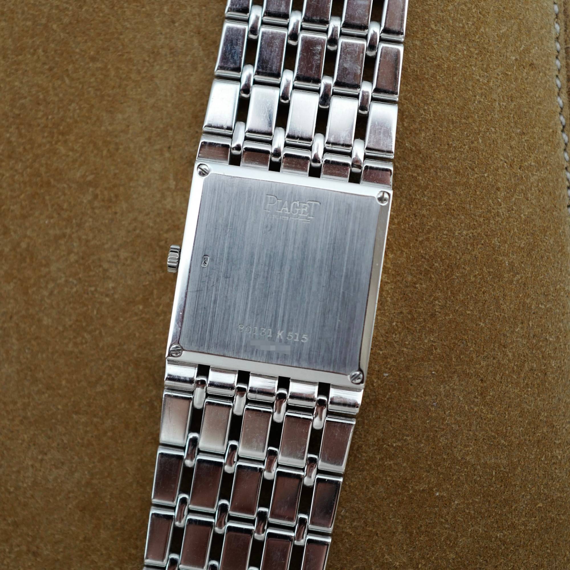 Piaget White Gold Dancer Ref. 80131 with Factory Diamonds on Band
