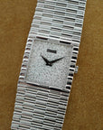 Piaget White Gold Tradition Watch Ref. 9131 with Pave Dial