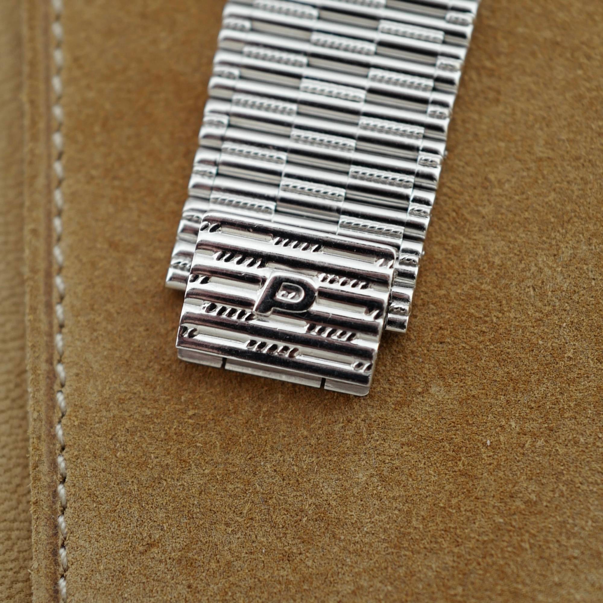 Piaget White Gold Tradition Watch Ref. 9131 with Pave Dial