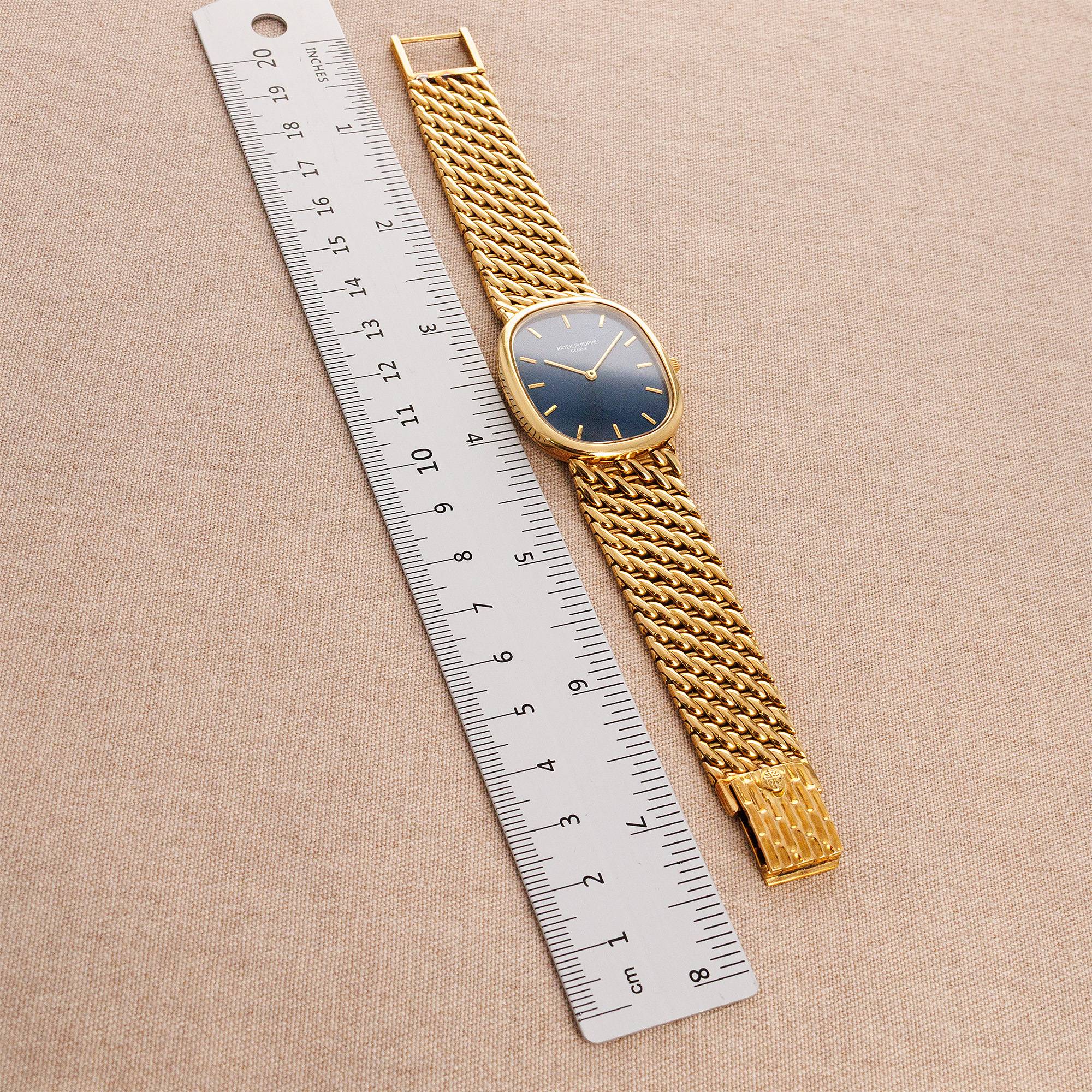 Patek Philippe Yellow Gold Automatic Ellipse Ref. 3738