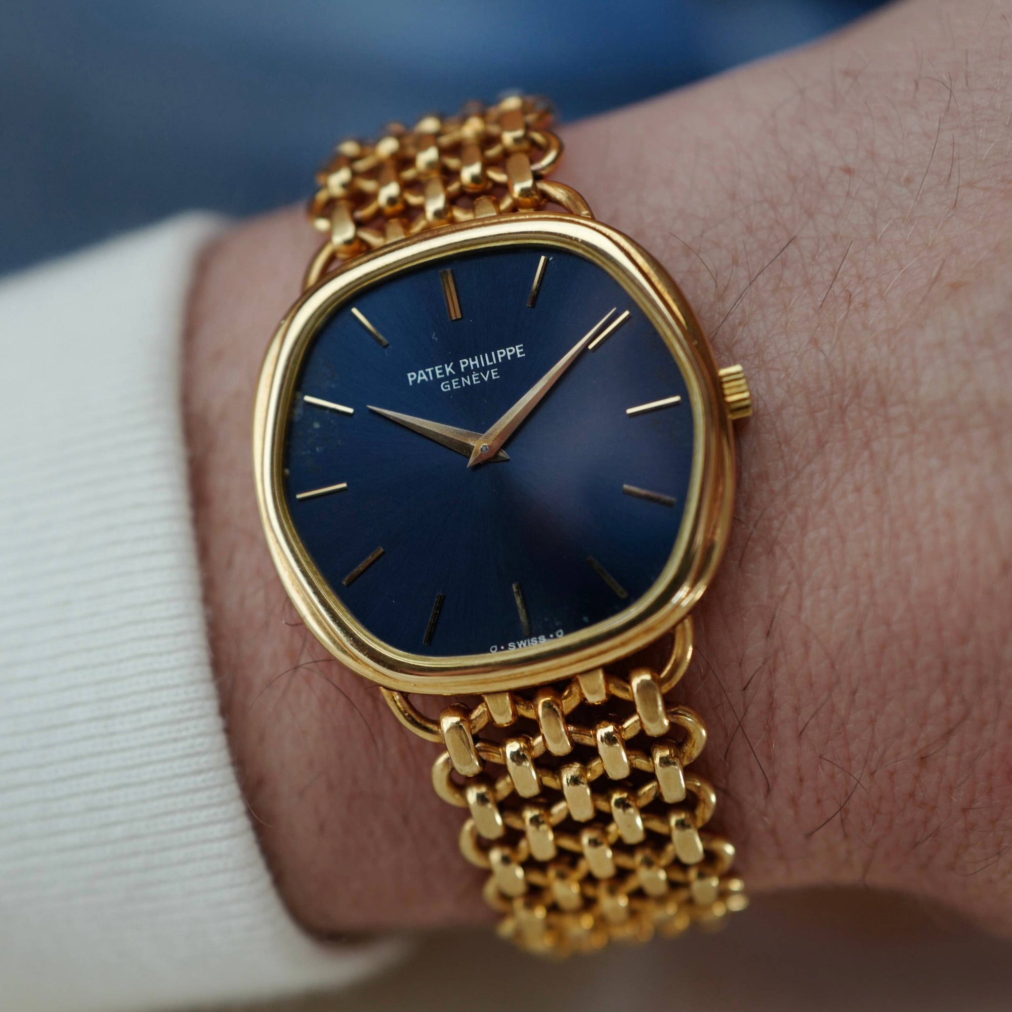 Patek Philippe Yellow Gold Vintage Automatic Watch Ref. 3861/02 with Papers