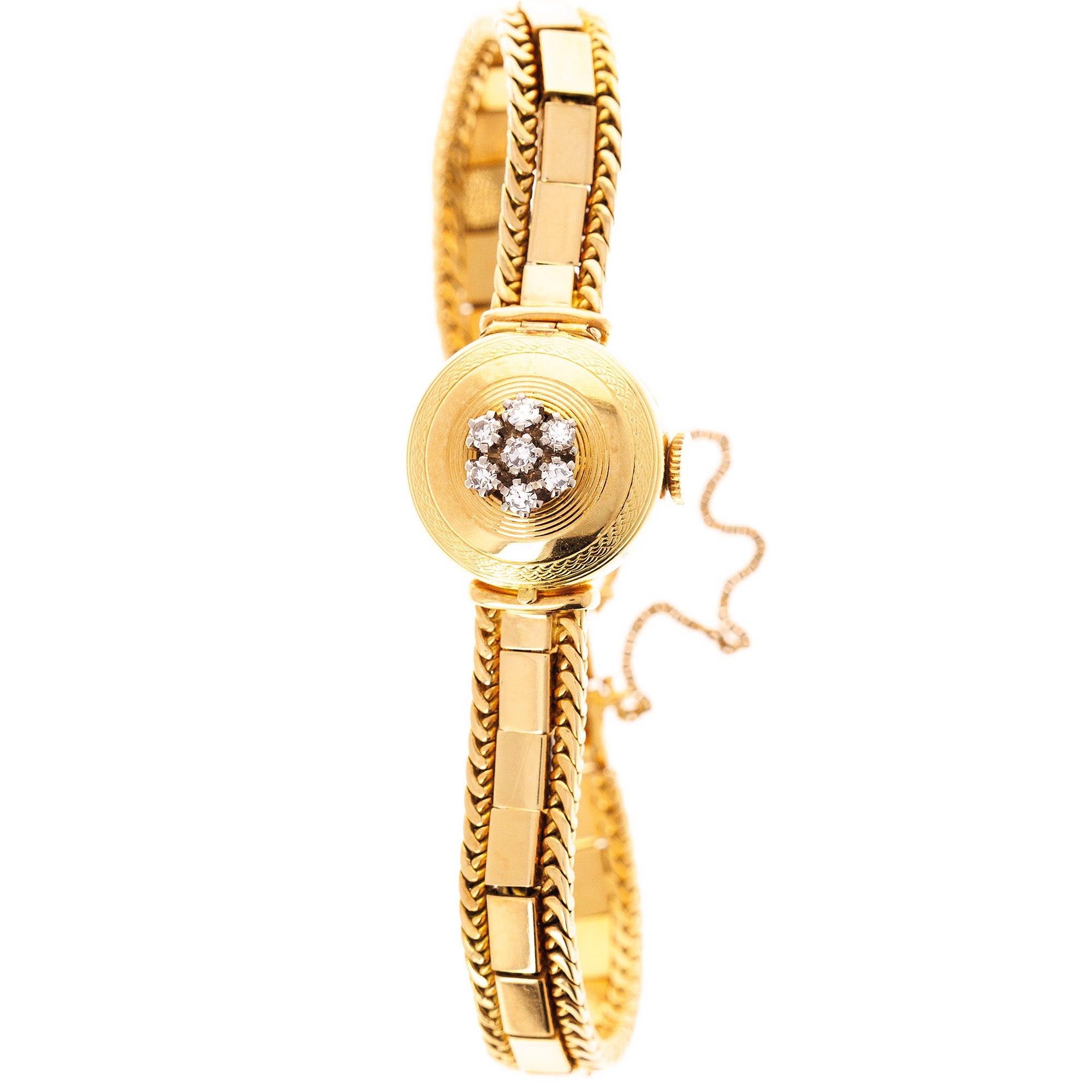Rolex Yellow Gold Diamond Cover Watch