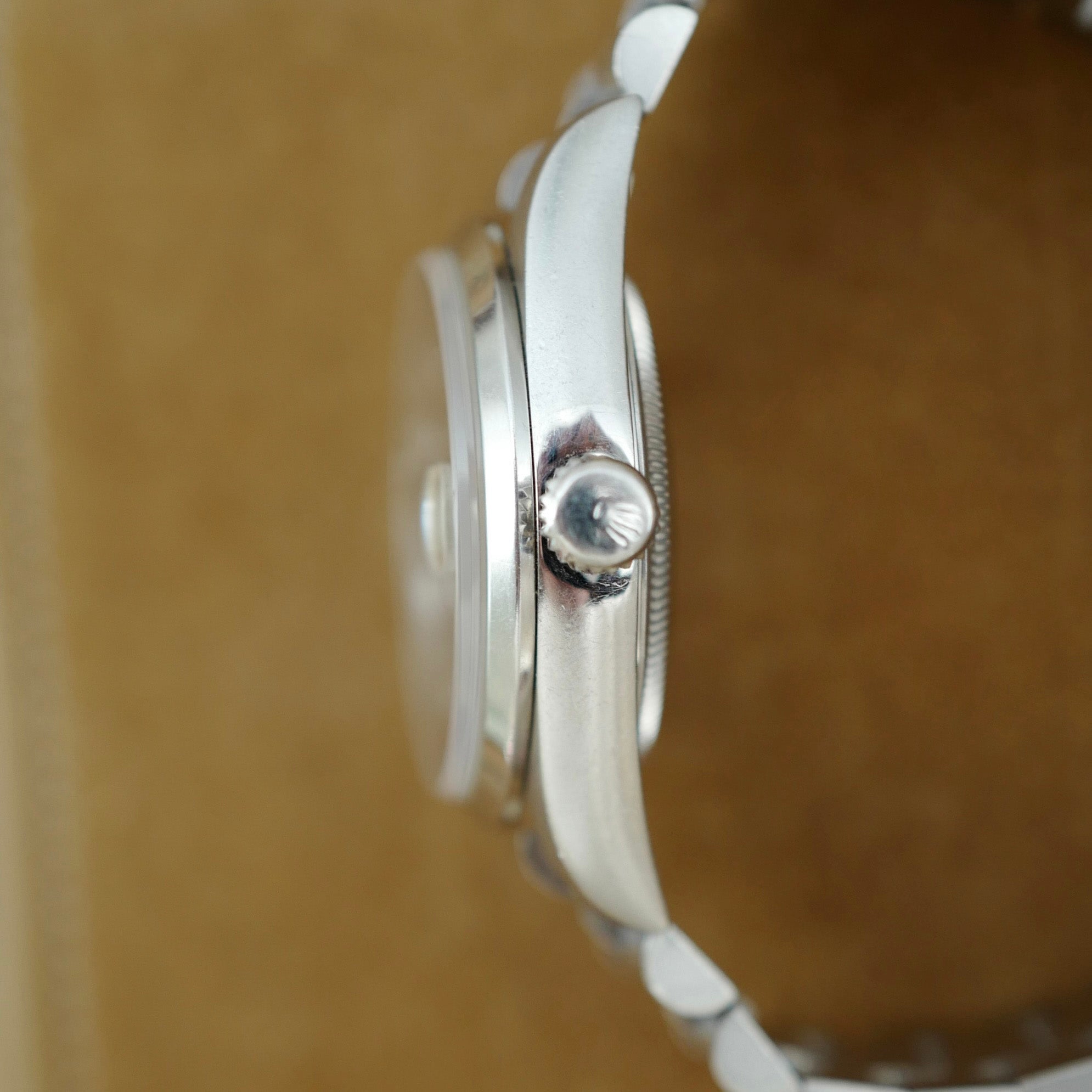 Rolex Platinum Day Date Ref. 18206 with Punched Warranty Paper
