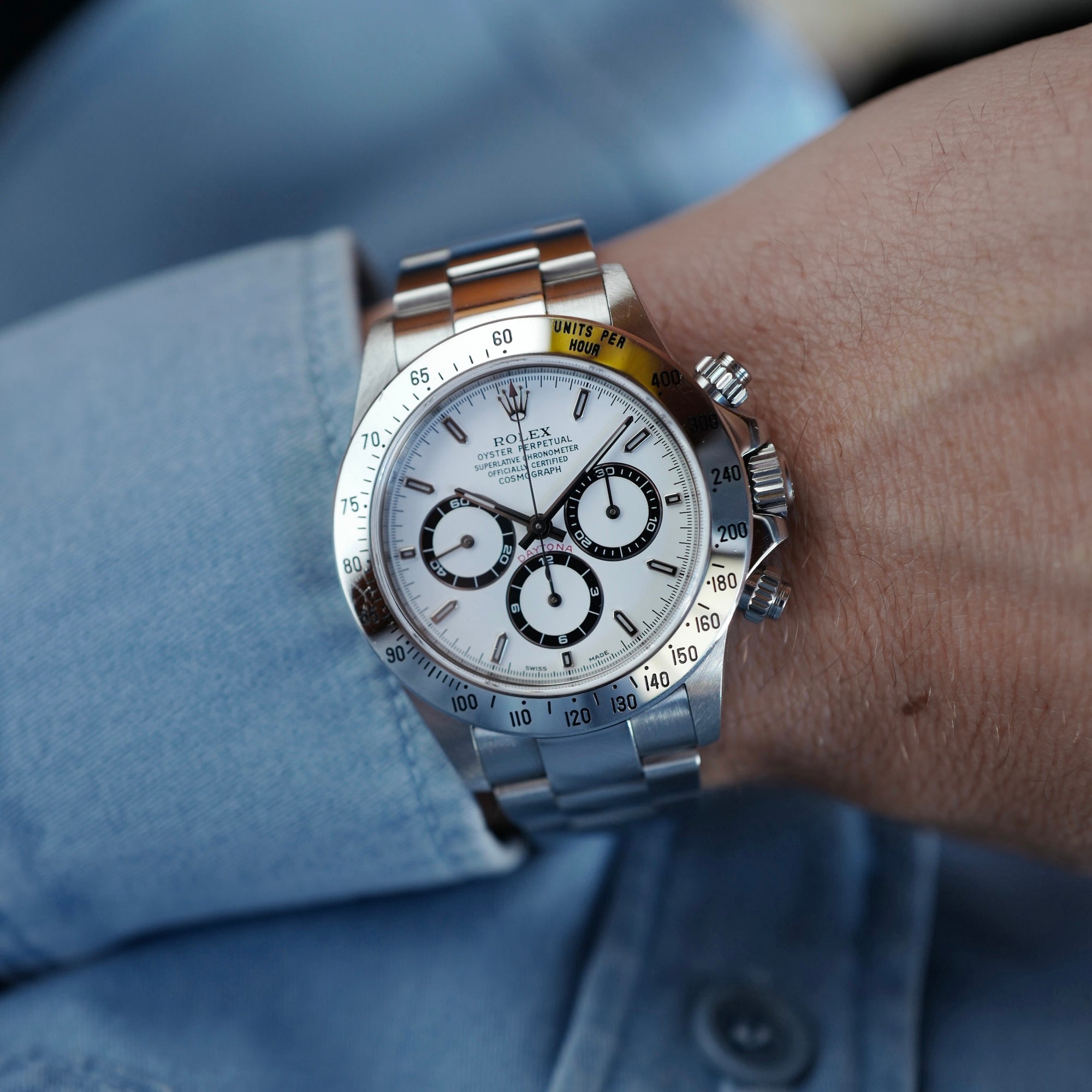 Rolex - Rolex Steel Daytona 16520 Zenith White in Outstanding Original Condition - The Keystone Watches
