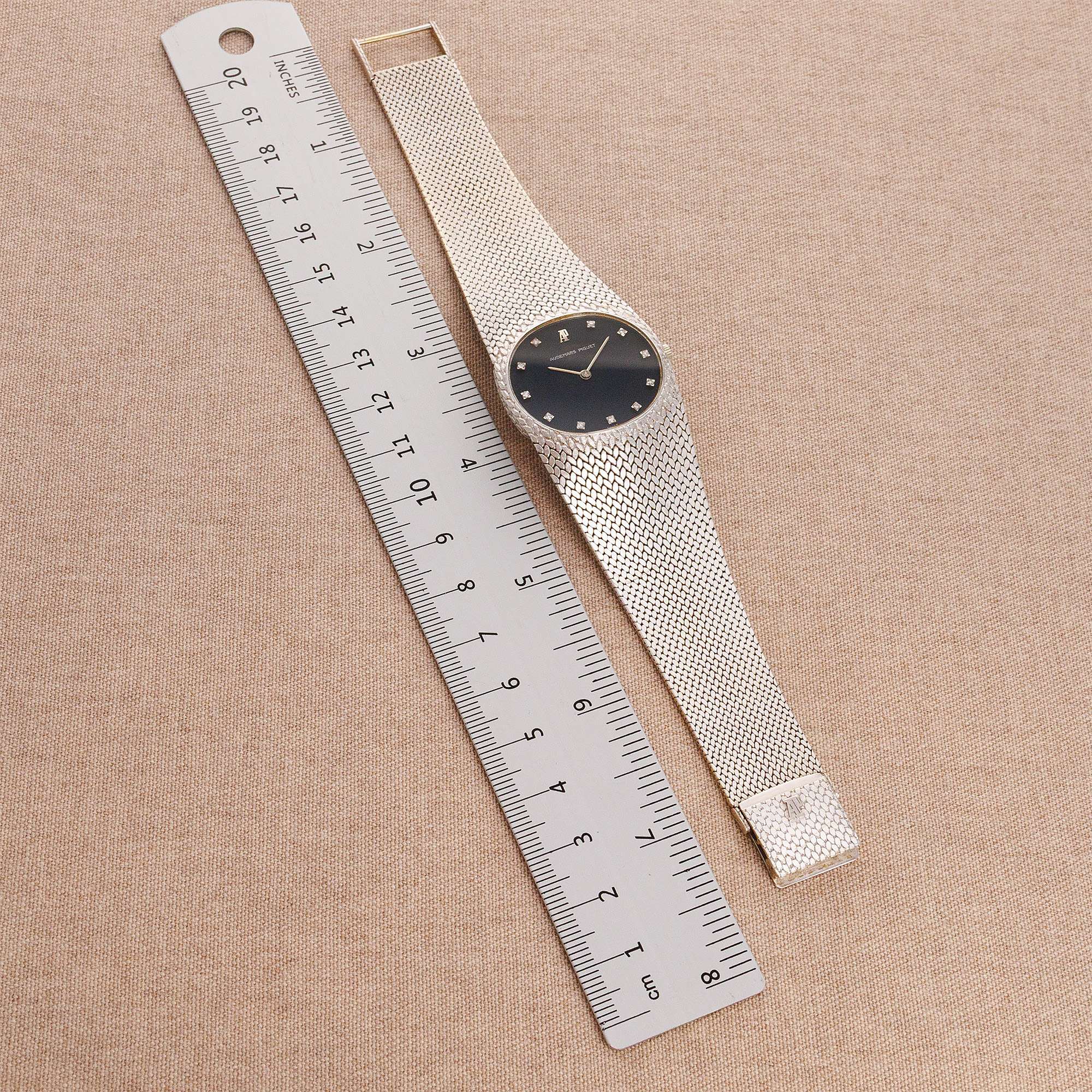 Audemars Piguet White Gold Vintage Oval Watch