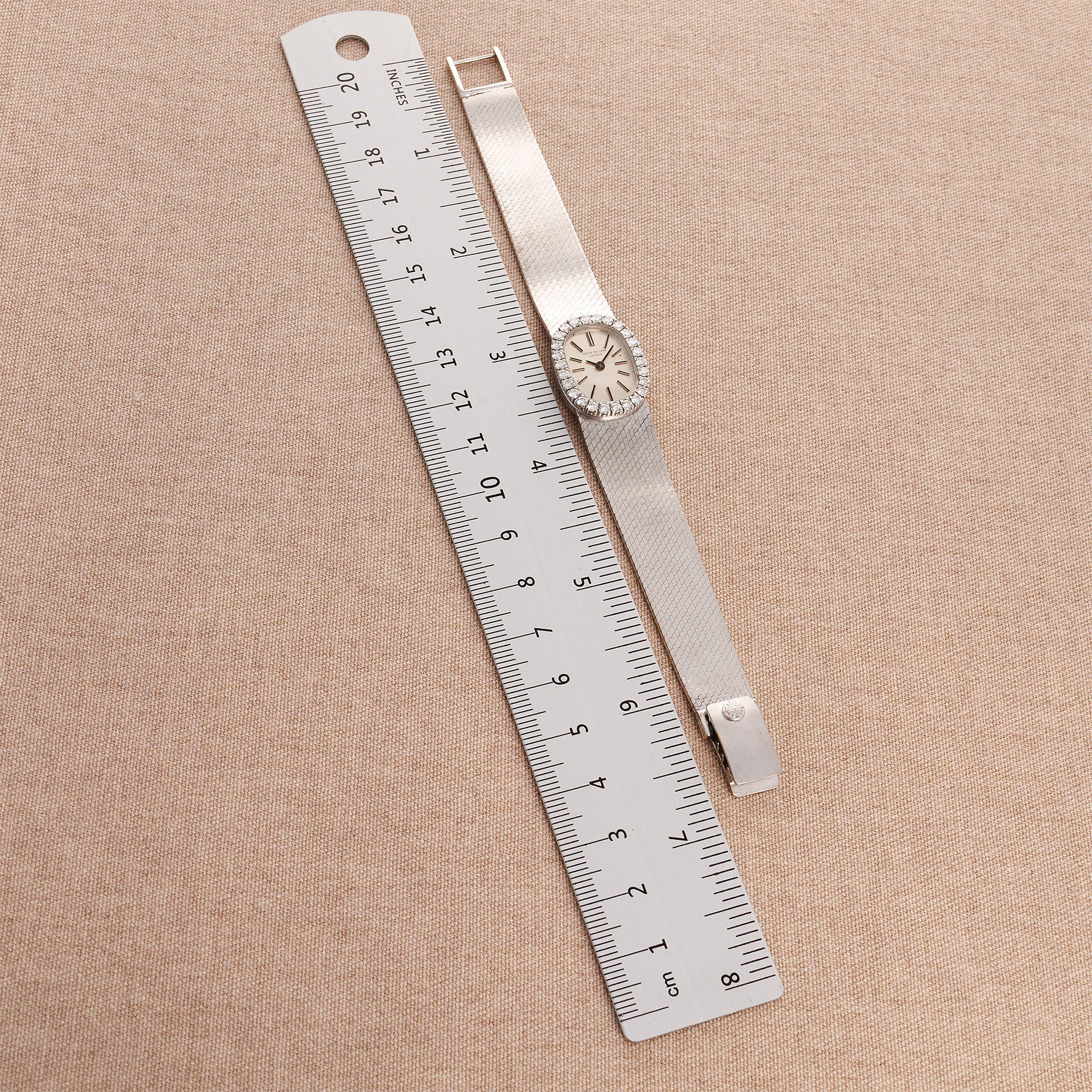 Patek Philippe White Gold Ellipse Diamond Ref. 3377