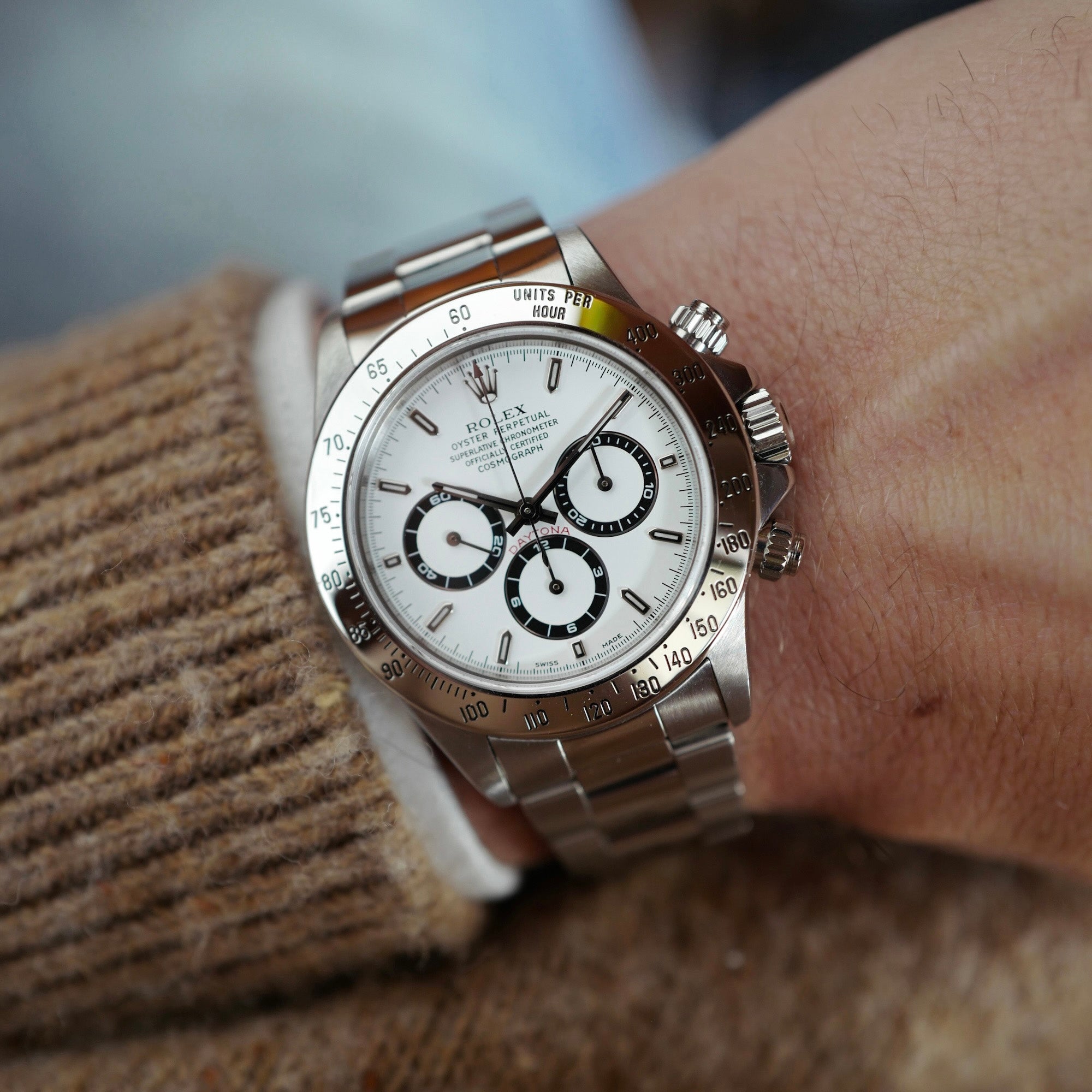 Rolex - Rolex Steel Zenith Daytona Ref. 16520 with Original Warranty - The Keystone Watches