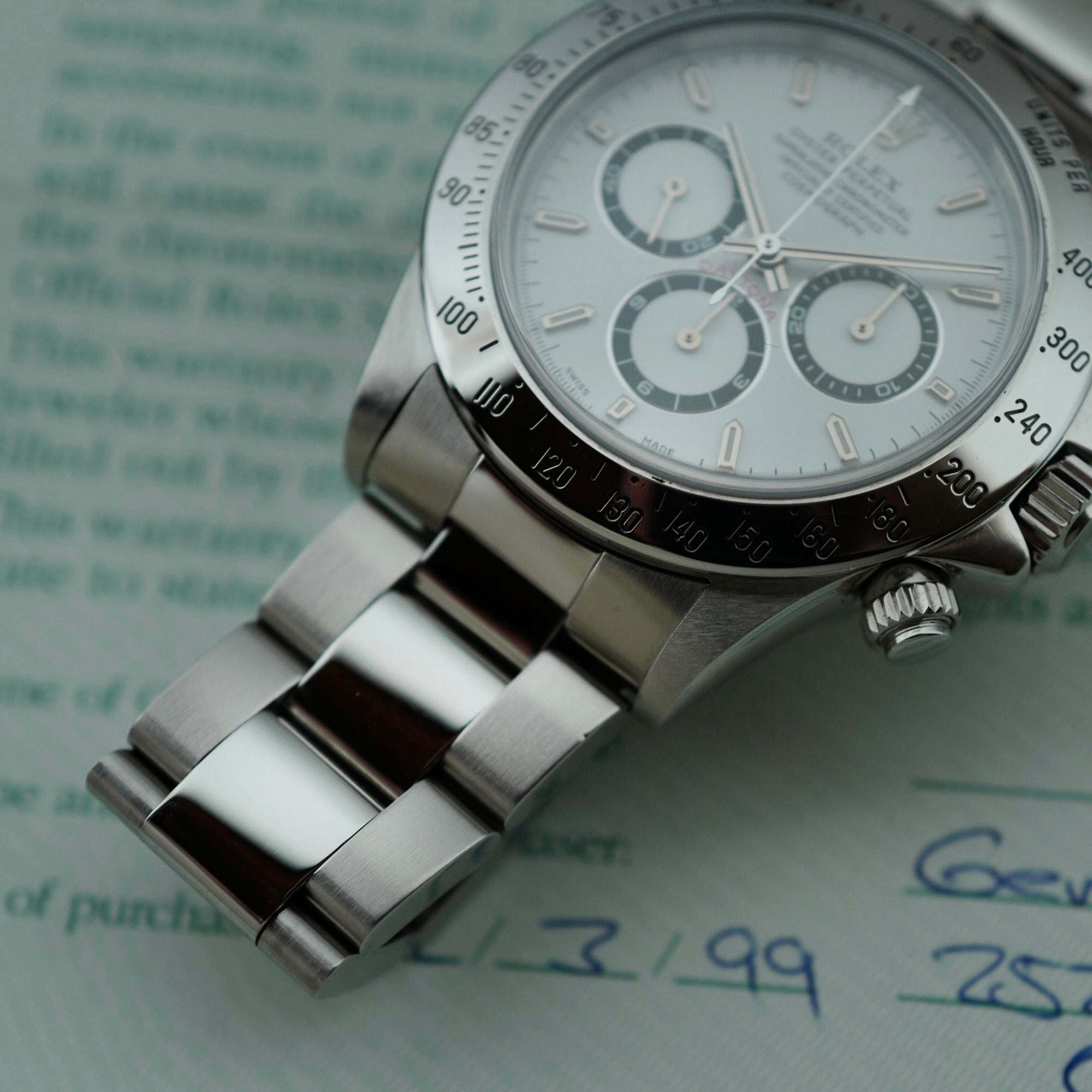 Rolex - Rolex Steel Zenith Daytona Ref. 16520 with Original Warranty - The Keystone Watches