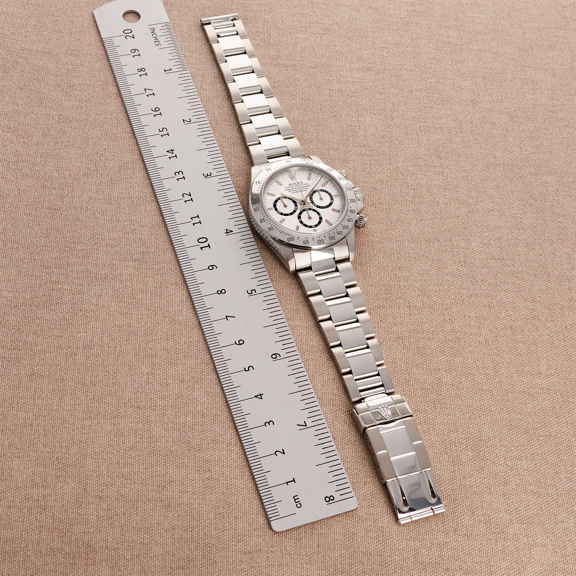 Rolex Steel Zenith Daytona Ref. 16520 with Original Warranty