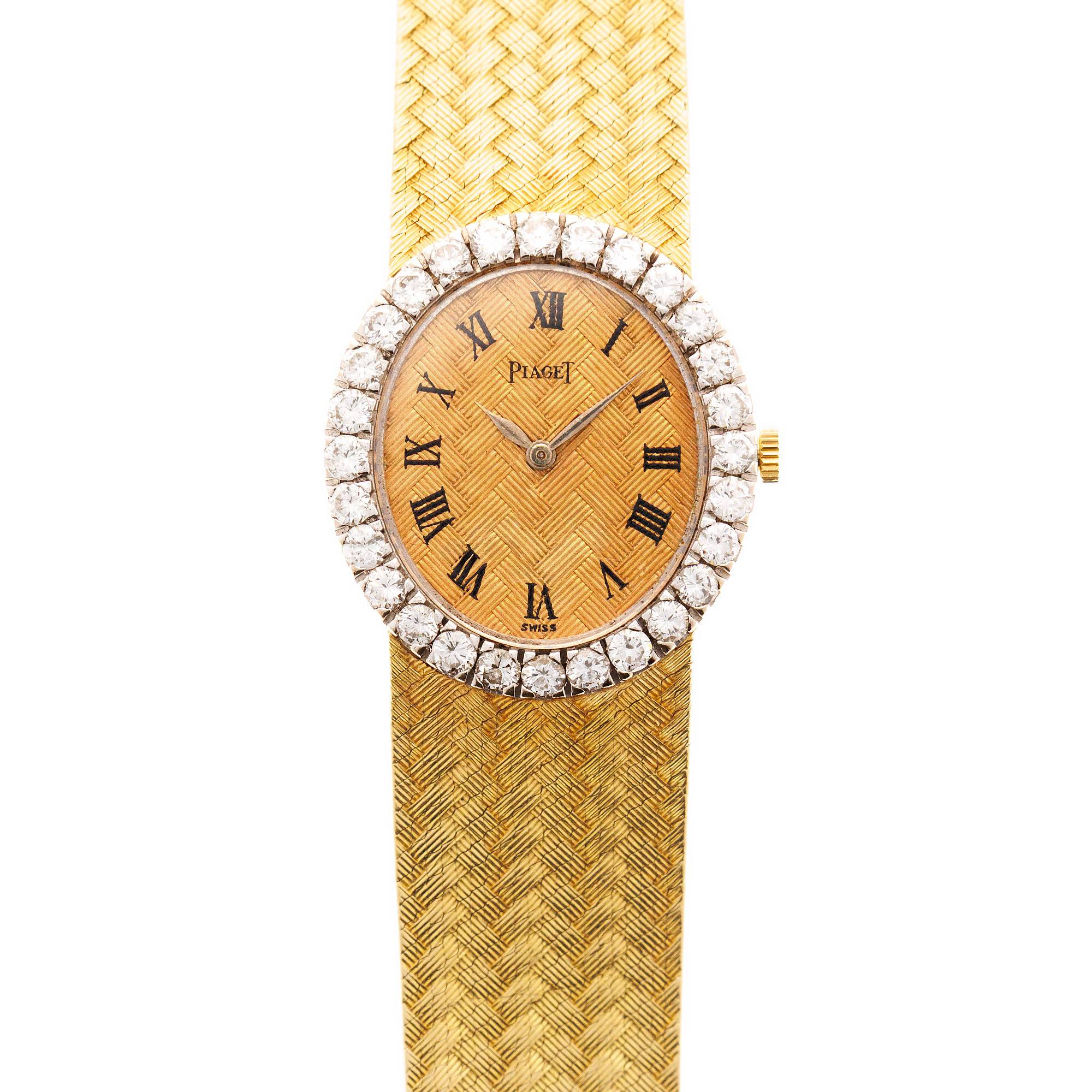 Piaget - Piaget Yellow Gold Diamond Watch Ref. 9814 - The Keystone Watches