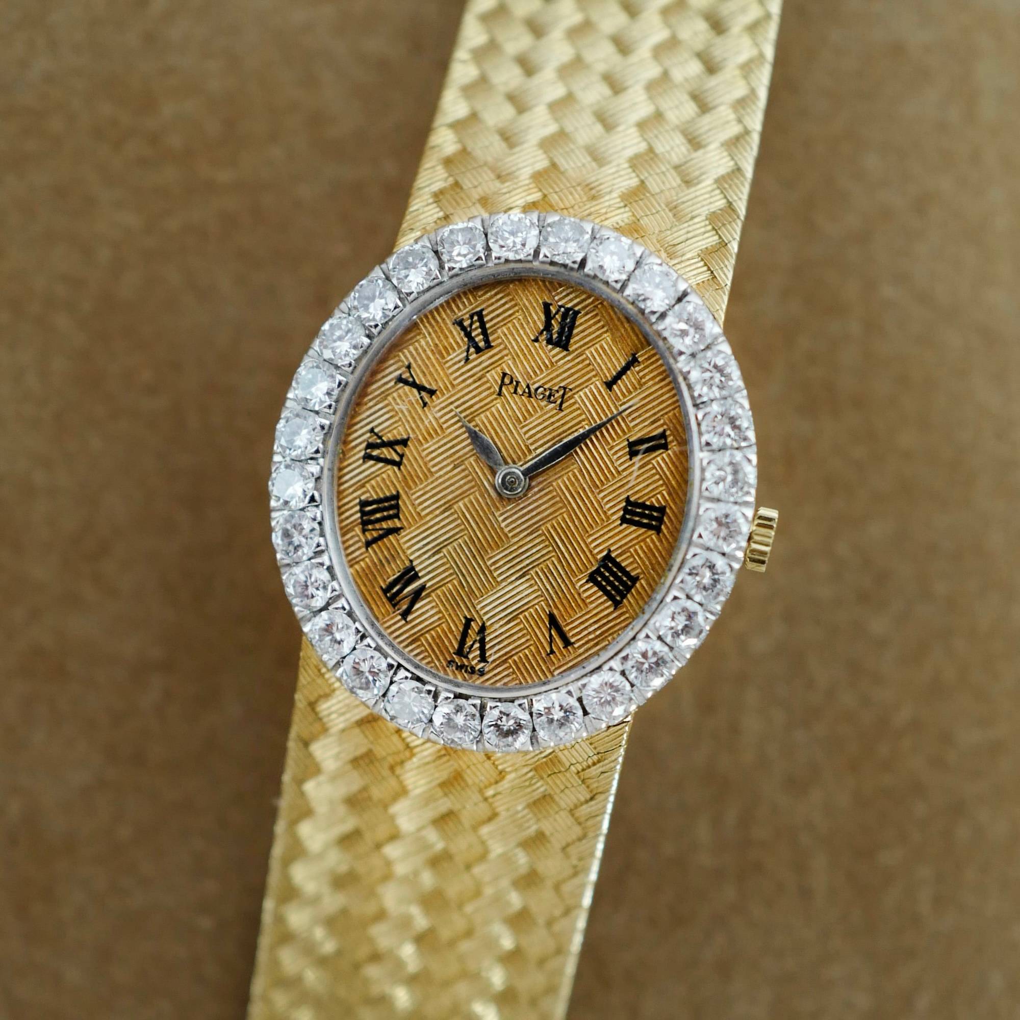 Piaget - Piaget Yellow Gold Diamond Watch Ref. 9814 - The Keystone Watches