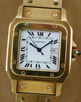 Cartier - Cartier Yellow Gold Santos Carree Auto Ref. 2960 in Superb Condition (New Arrival) - The Keystone Watches