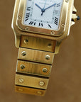 Cartier - Cartier Yellow Gold Santos Carree Auto Ref. 2960 in Superb Condition (New Arrival) - The Keystone Watches