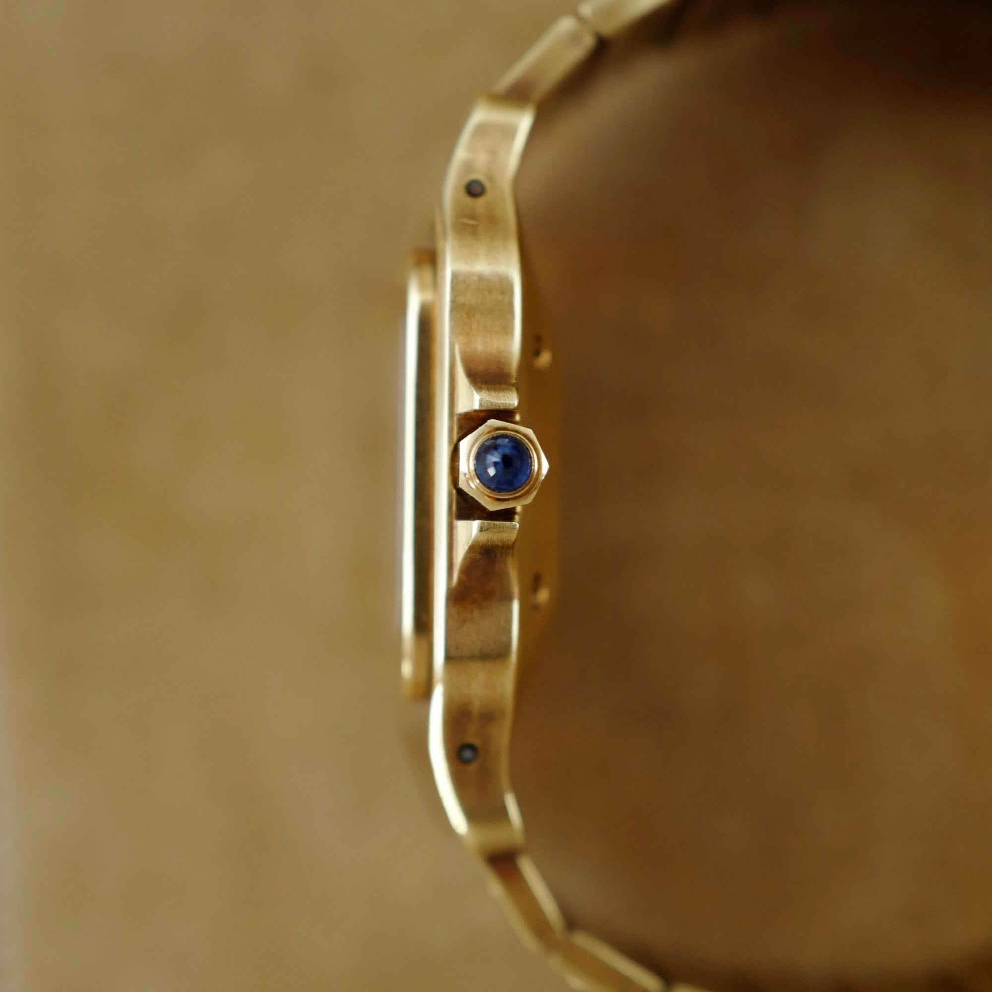 Cartier - Cartier Yellow Gold Santos Carree Auto Ref. 2960 in Superb Condition (New Arrival) - The Keystone Watches