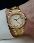 Patek Philippe - Patek Philippe Yellow Gold Nautilus Original Diamonds Watch Ref. 3900 - The Keystone Watches