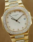 Patek Philippe - Patek Philippe Yellow Gold Nautilus Original Diamonds Watch Ref. 3900 - The Keystone Watches