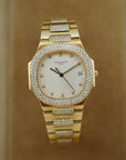 Patek Philippe - Patek Philippe Yellow Gold Nautilus Original Diamonds Watch Ref. 3900 - The Keystone Watches