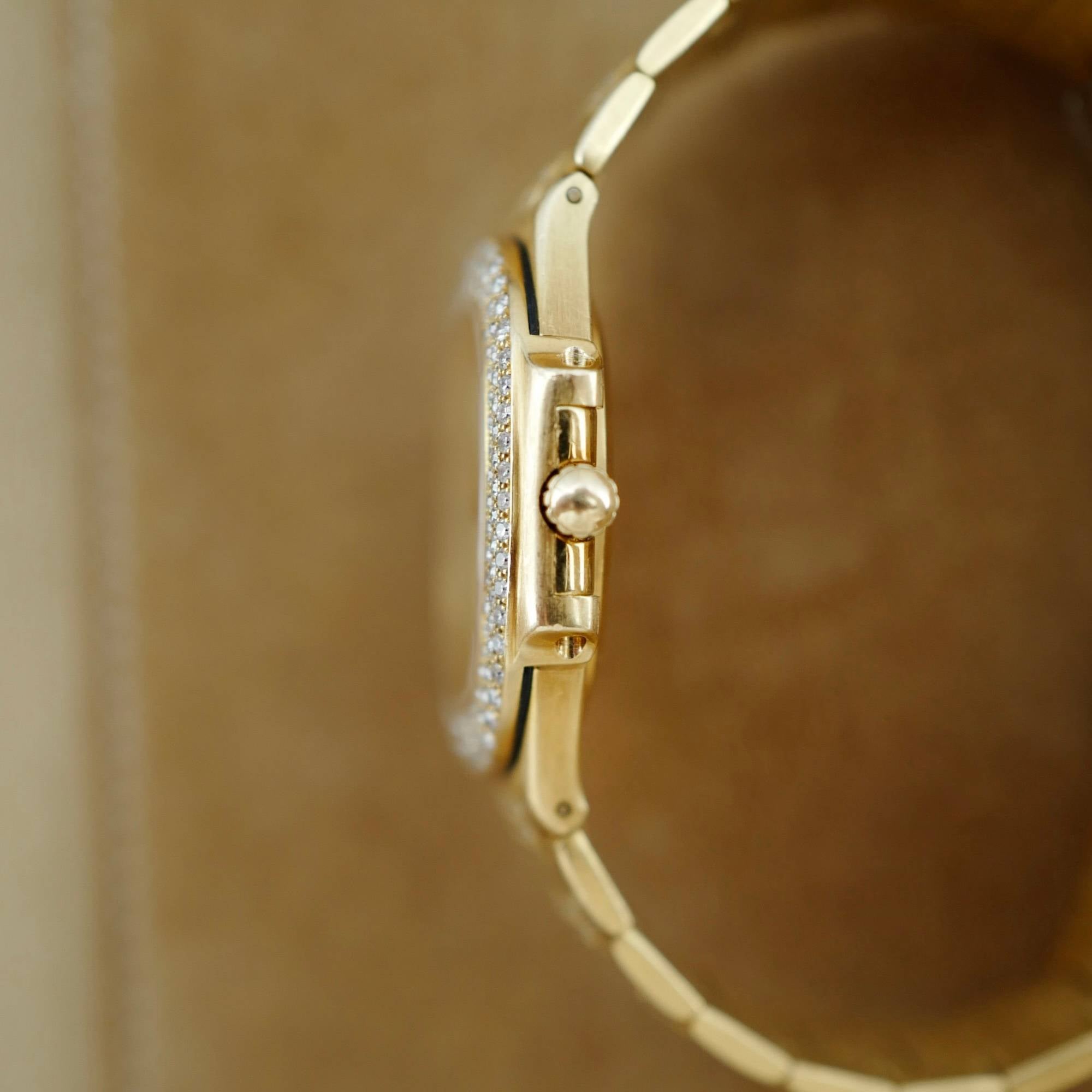 Patek Philippe - Patek Philippe Yellow Gold Nautilus Original Diamonds Watch Ref. 3900 - The Keystone Watches