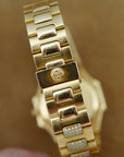 Patek Philippe - Patek Philippe Yellow Gold Nautilus Original Diamonds Watch Ref. 3900 - The Keystone Watches