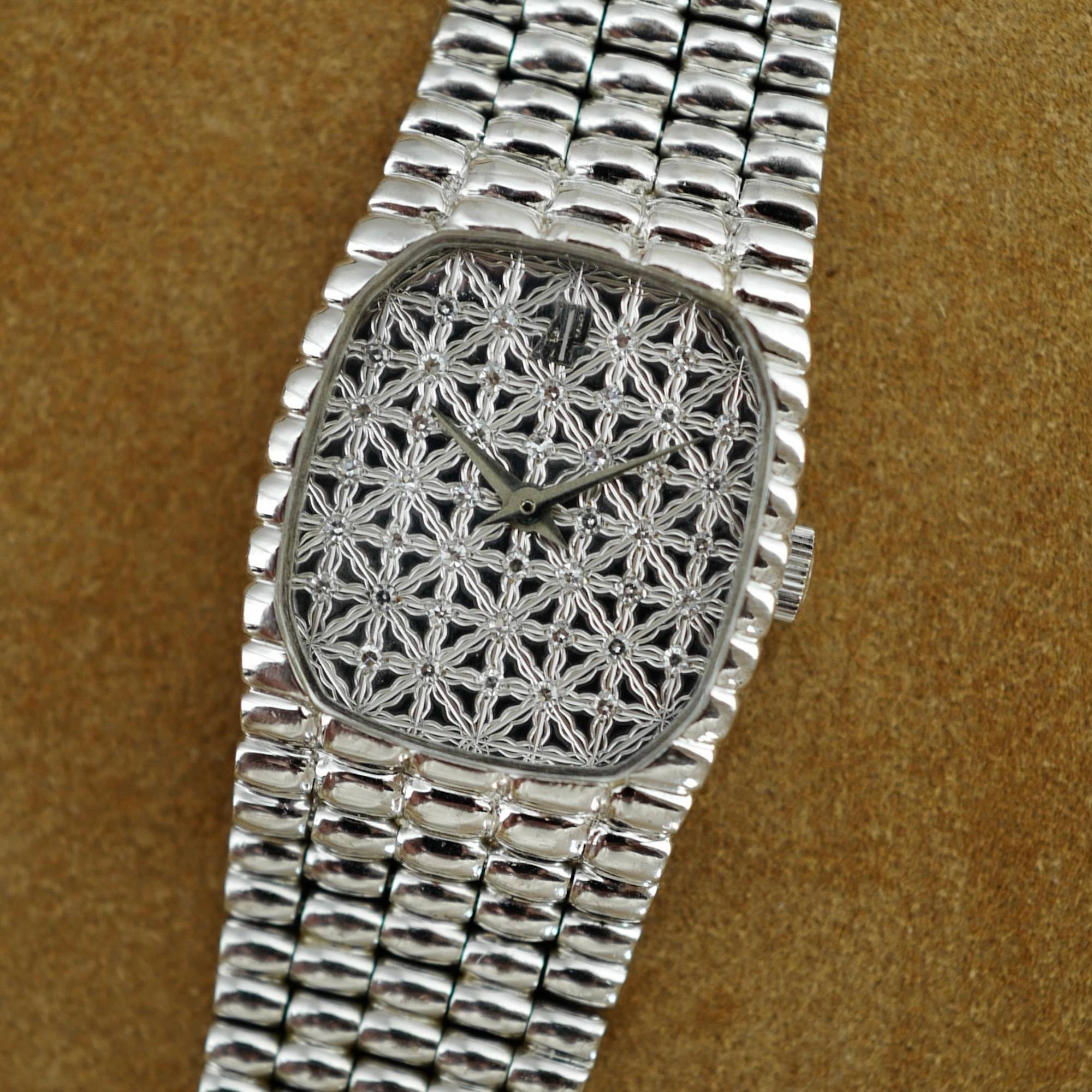 Audemars Piguet - Audemars Piguet White Gold Bullet Bracelet Watch (New Arrival) - The Keystone Watches