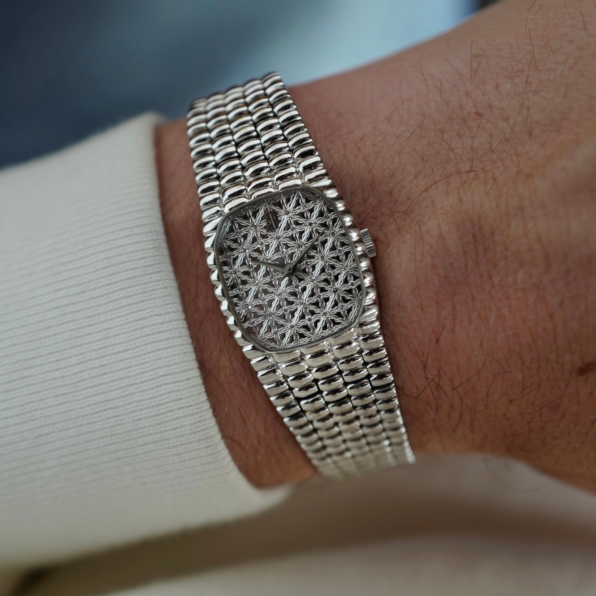 Audemars Piguet - Audemars Piguet White Gold Bullet Bracelet Watch (New Arrival) - The Keystone Watches