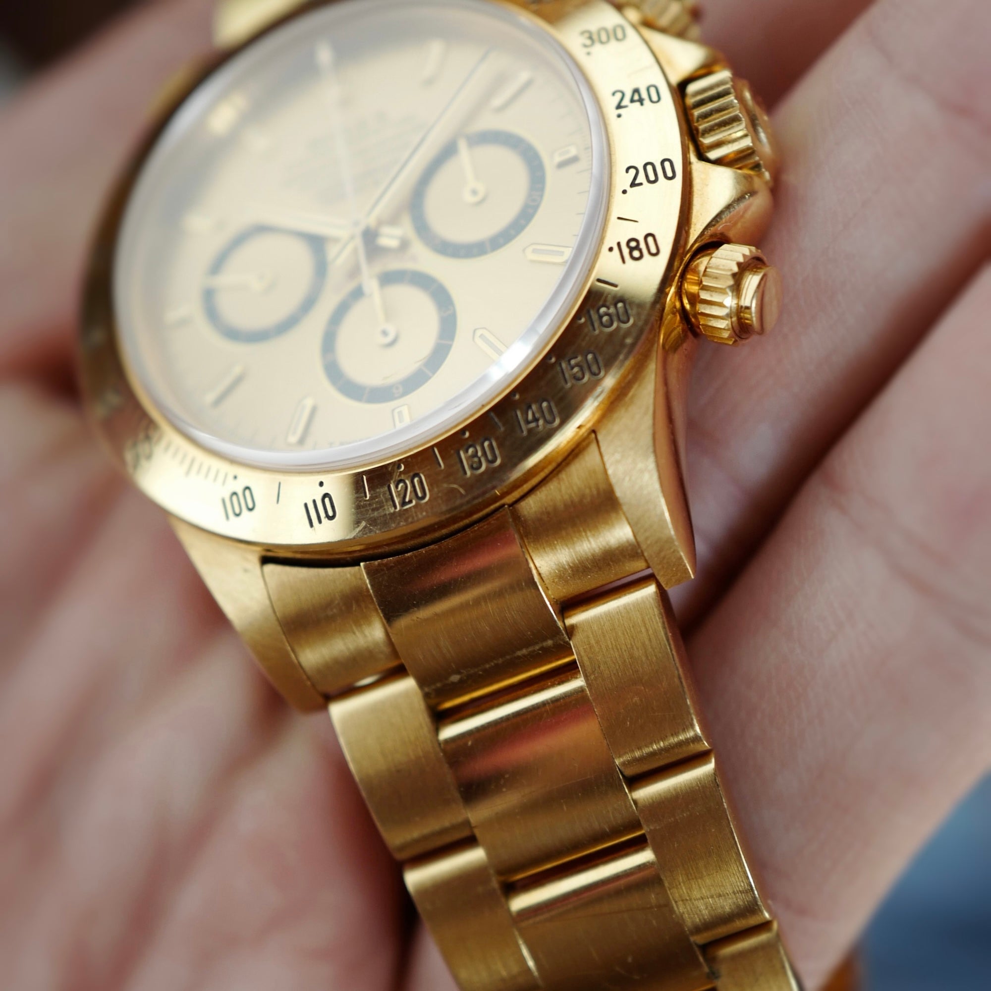 Rolex - Rolex Yellow Gold Cosmograph Daytona Zenith Watch Ref. 16528 Retailed by Tiffany & Co. - The Keystone Watches