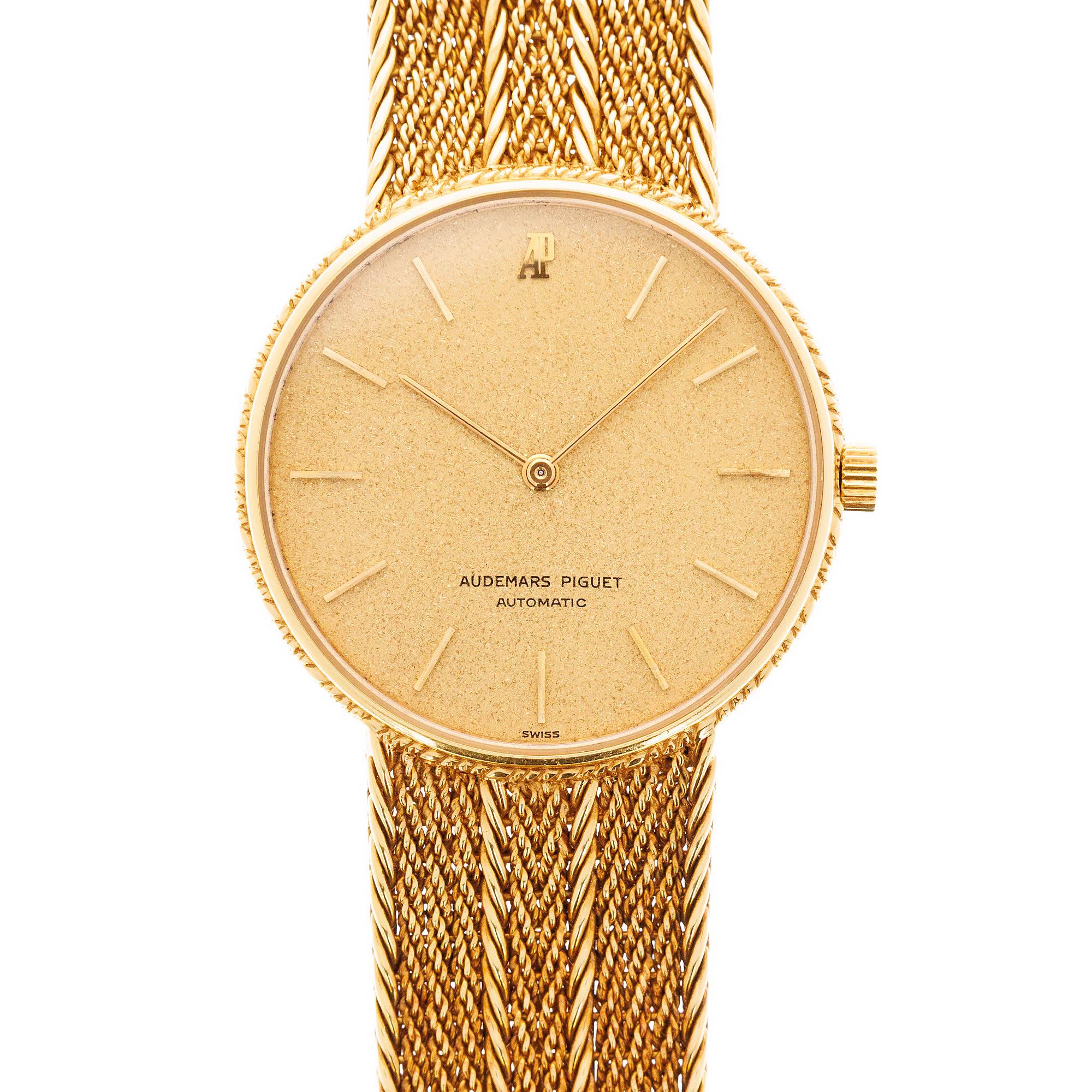 Audemars Piguet Yellow Gold Automatic Bracelet Watch