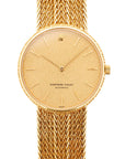Audemars Piguet Yellow Gold Automatic Bracelet Watch