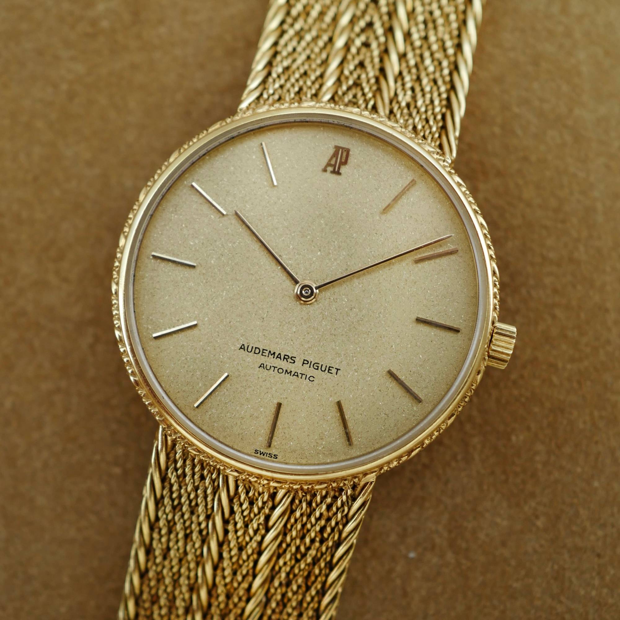 Audemars Piguet Yellow Gold Automatic Bracelet Watch