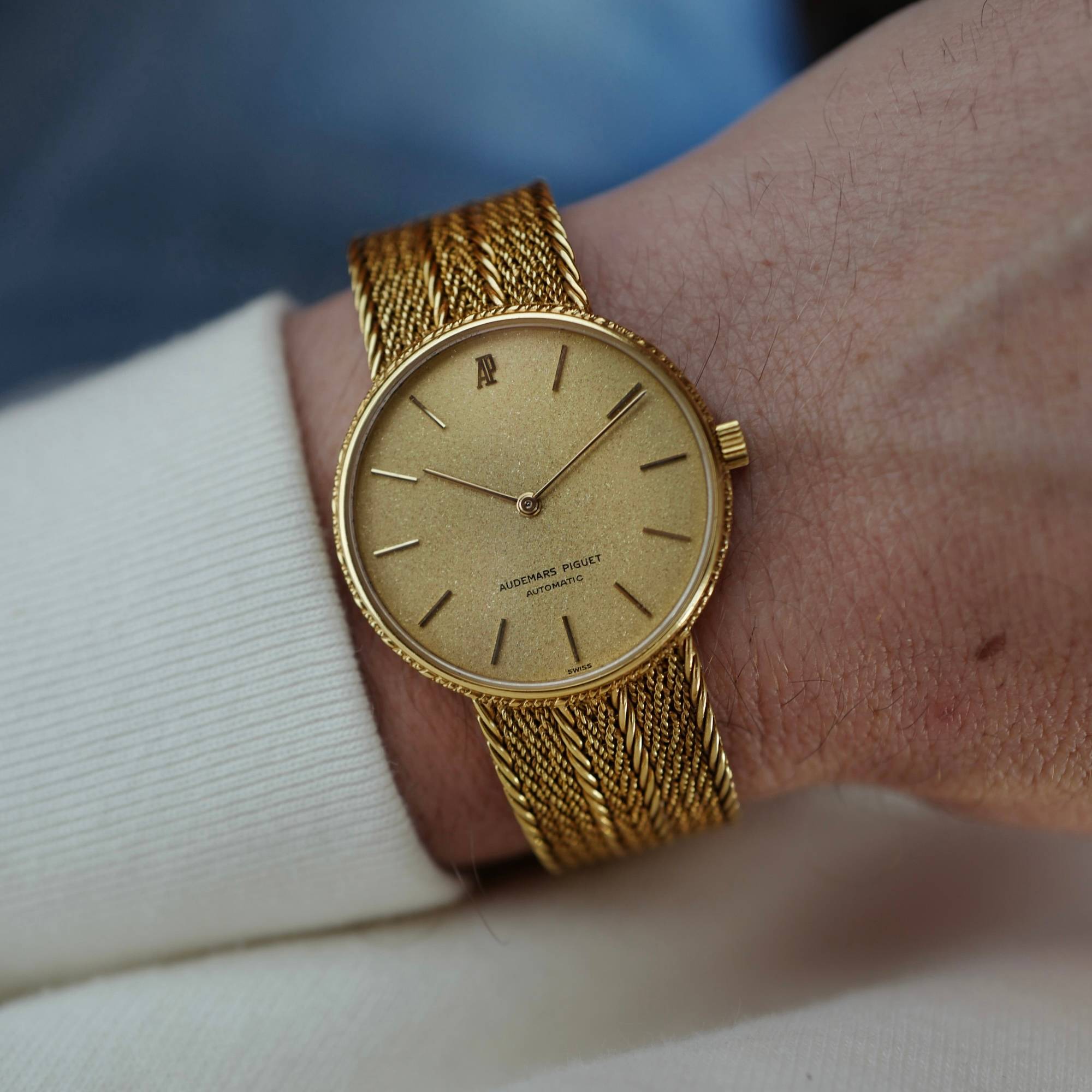 Audemars Piguet Yellow Gold Automatic Bracelet Watch