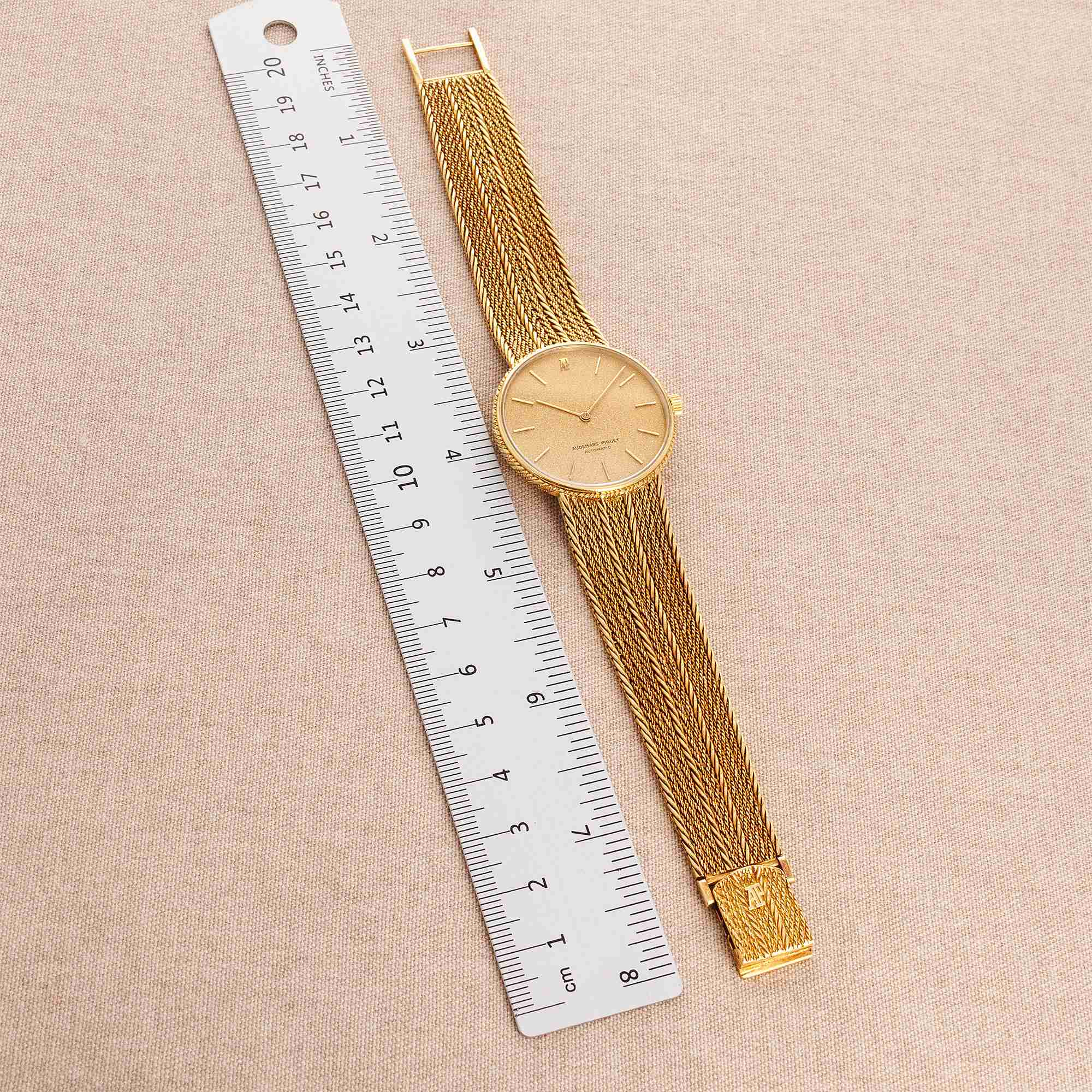 Audemars Piguet Yellow Gold Automatic Bracelet Watch