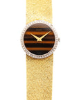 Piaget - Piaget Yellow Gold Tigers Eye Diamond Watch Ref. 925 - The Keystone Watches